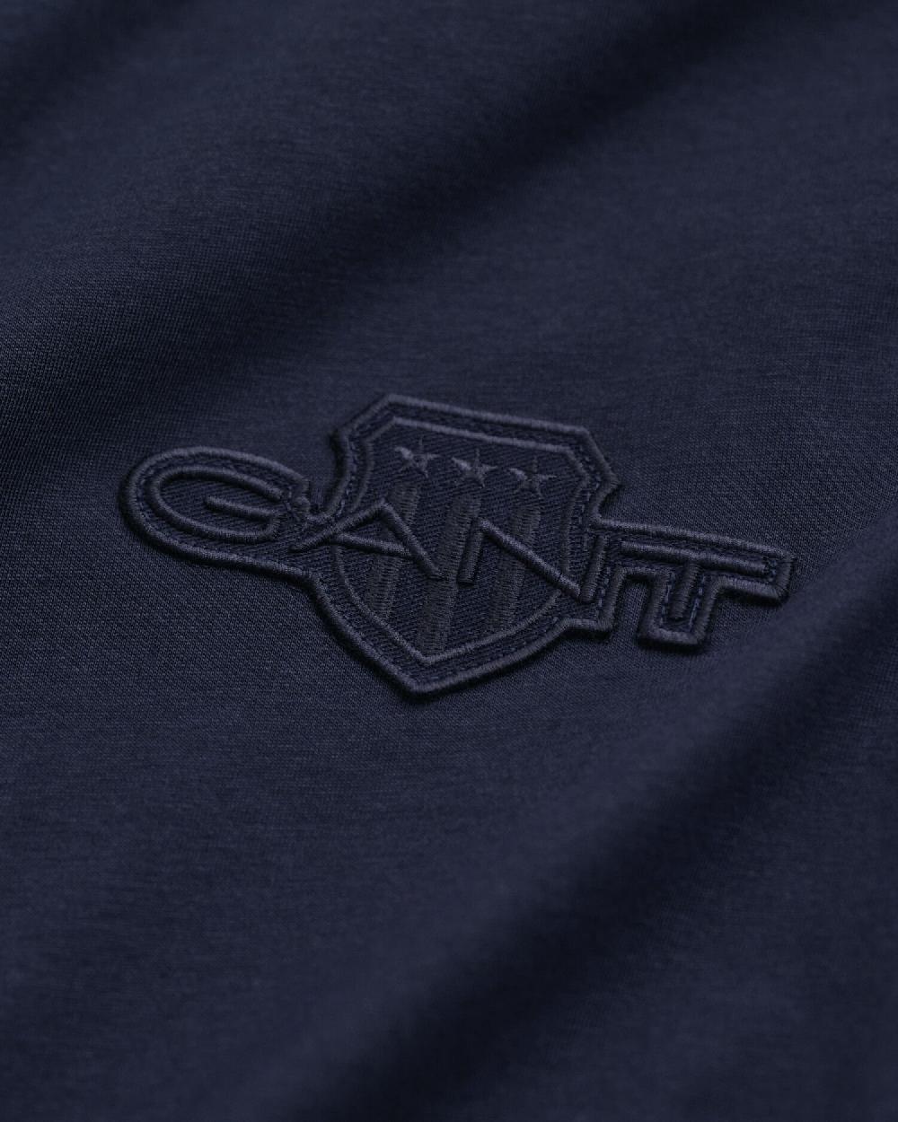 Gant Tonal Archive Shield T-Shirt Evening Blue