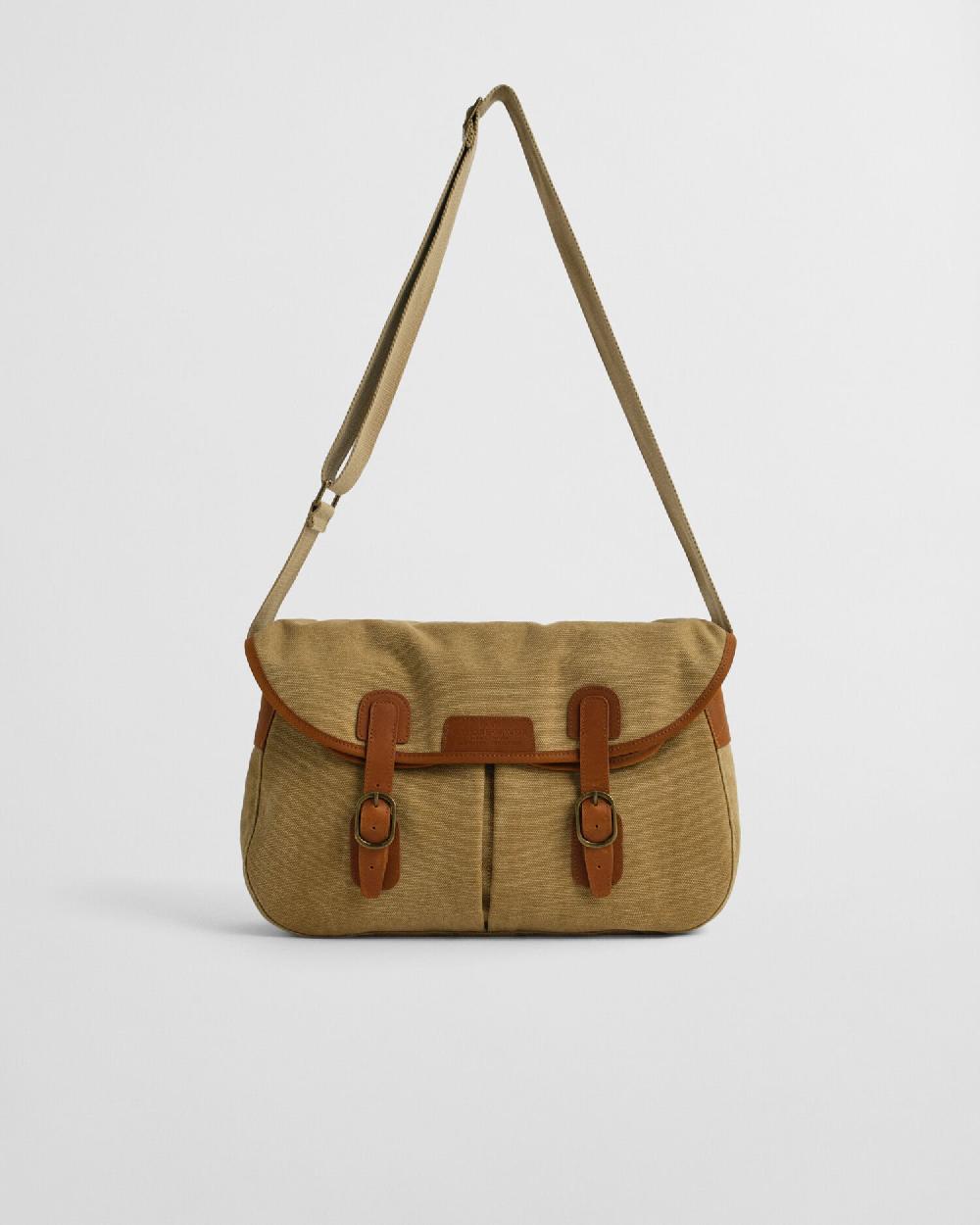 Gant Washed Canvas Fishing Bag Peanut Butter