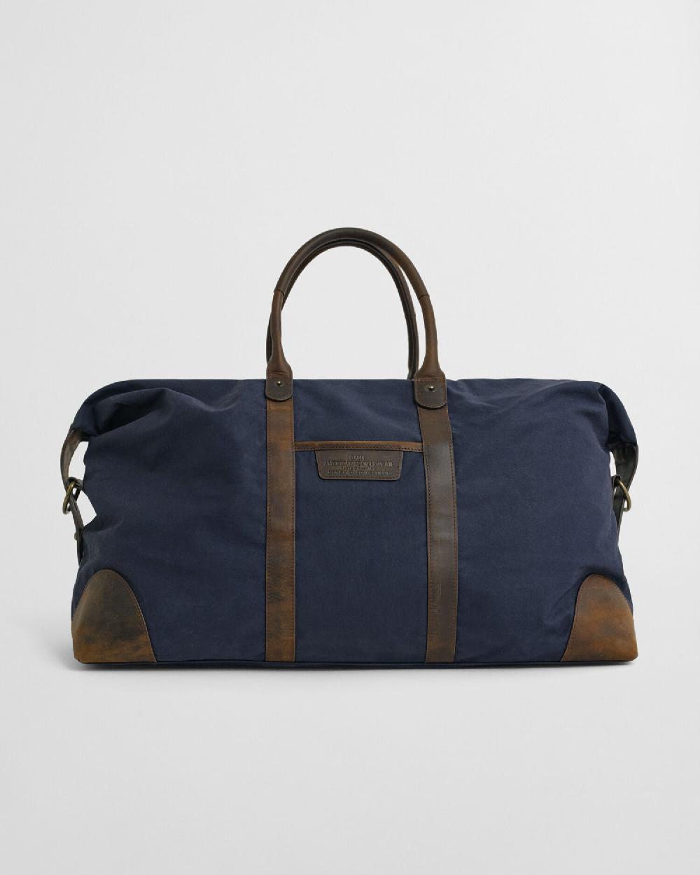 Gant Waxed Cotton Duffel Bag Evening Blue