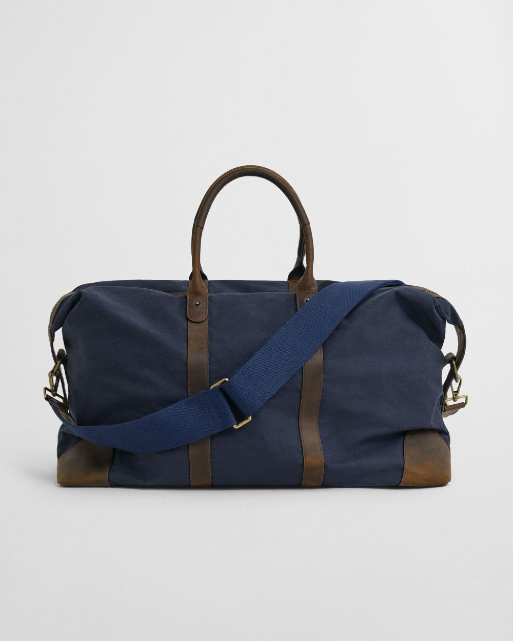 Gant Waxed Cotton Duffel Bag Evening Blue