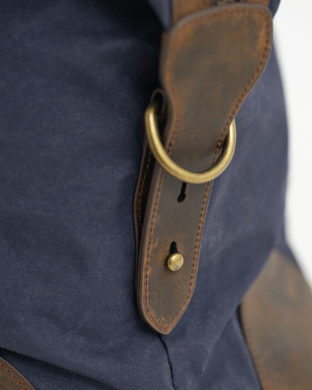 Gant Waxed Cotton Duffel Bag Evening Blue