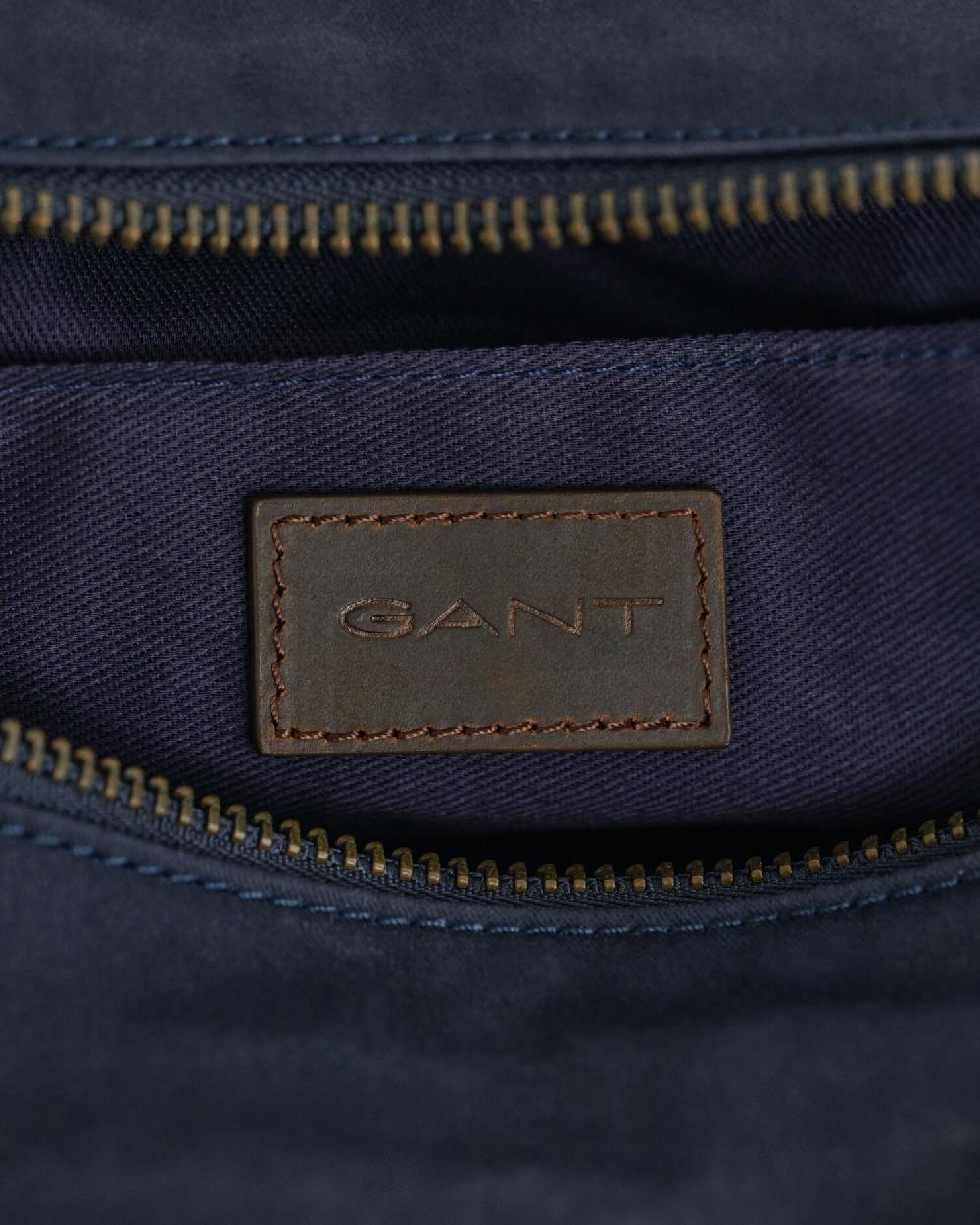 Gant Waxed Cotton Toiletry Bag Evening Blue