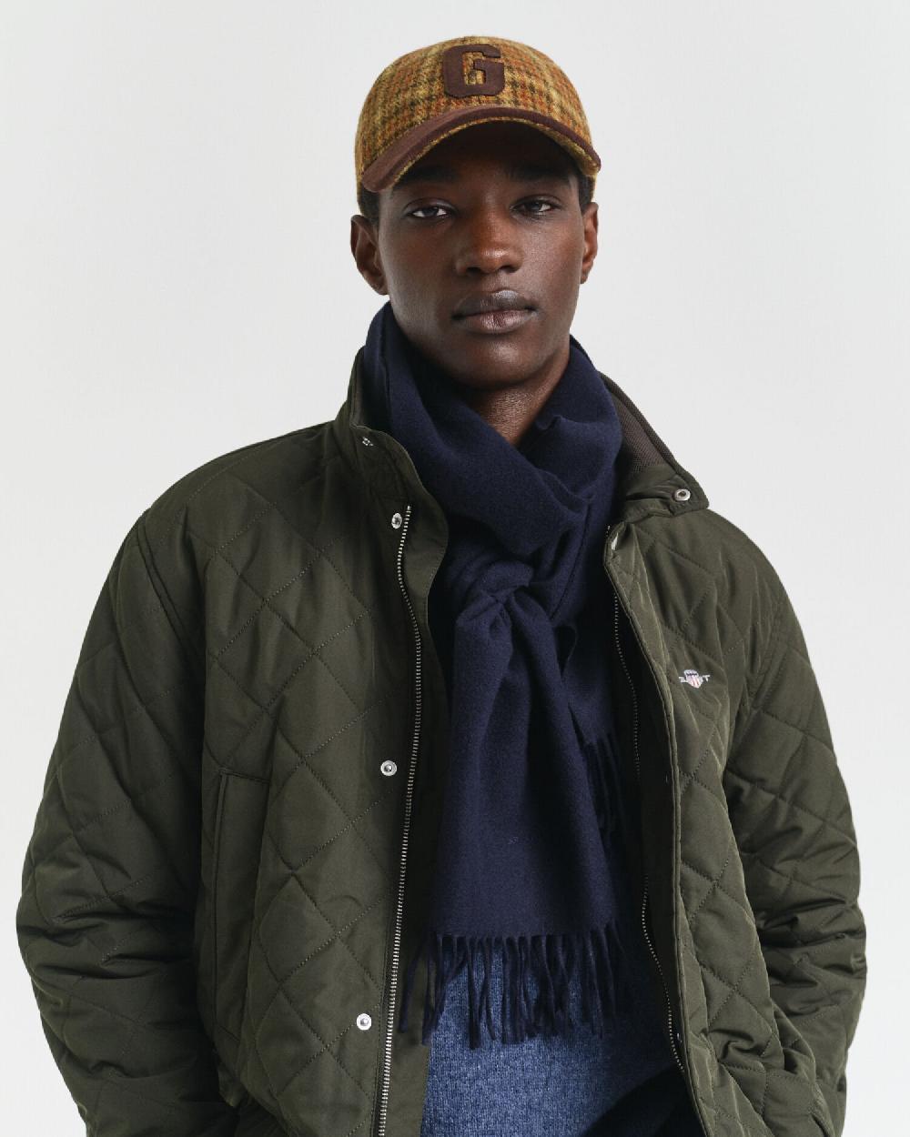 gant Wool Scarf evening blue