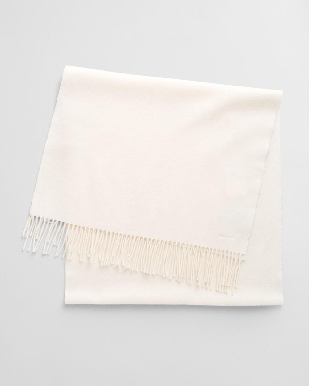 Gant Woven Wool Scarf Cream