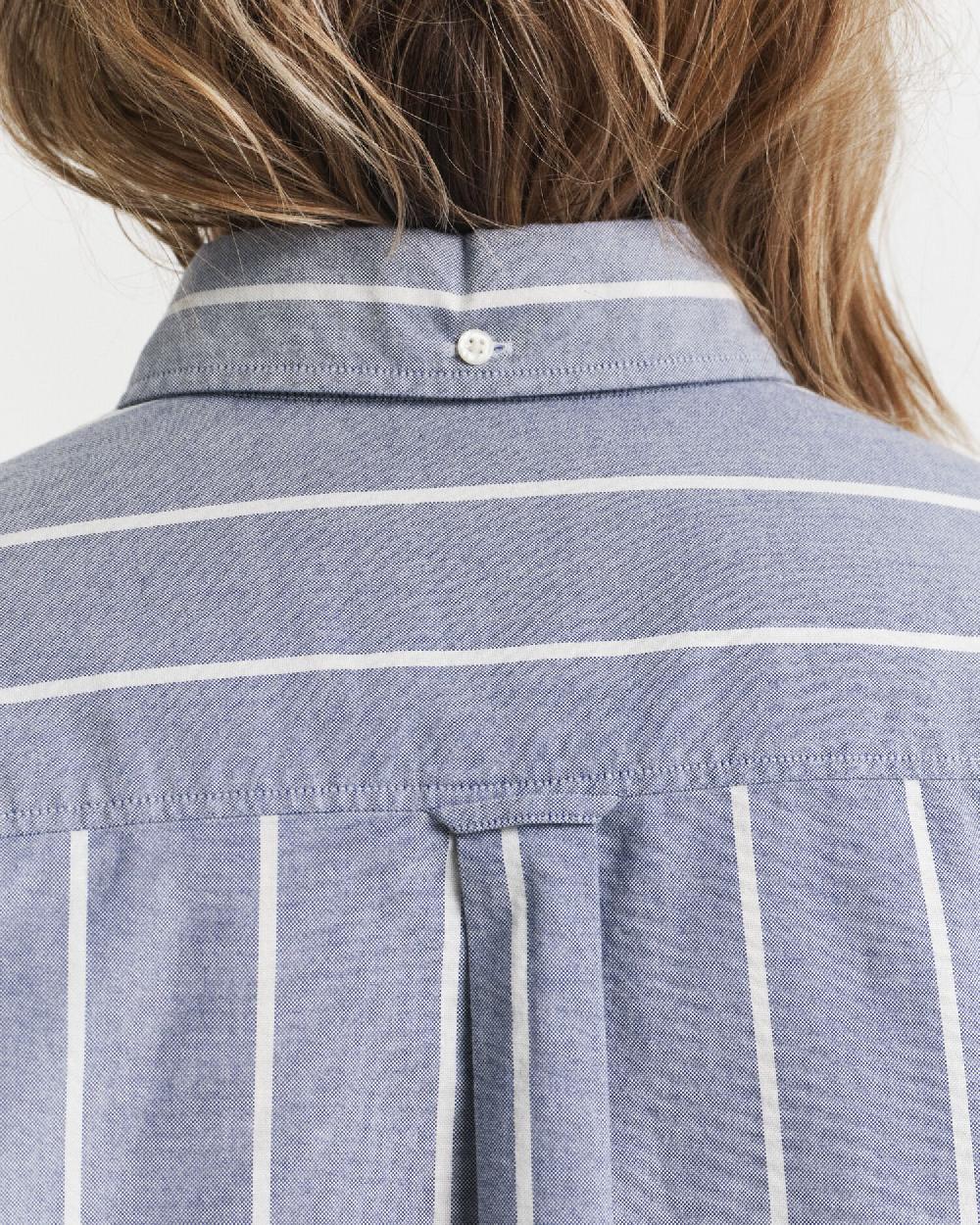 Gant Oversized Fit Classic Oxford Shirt Evening Blue