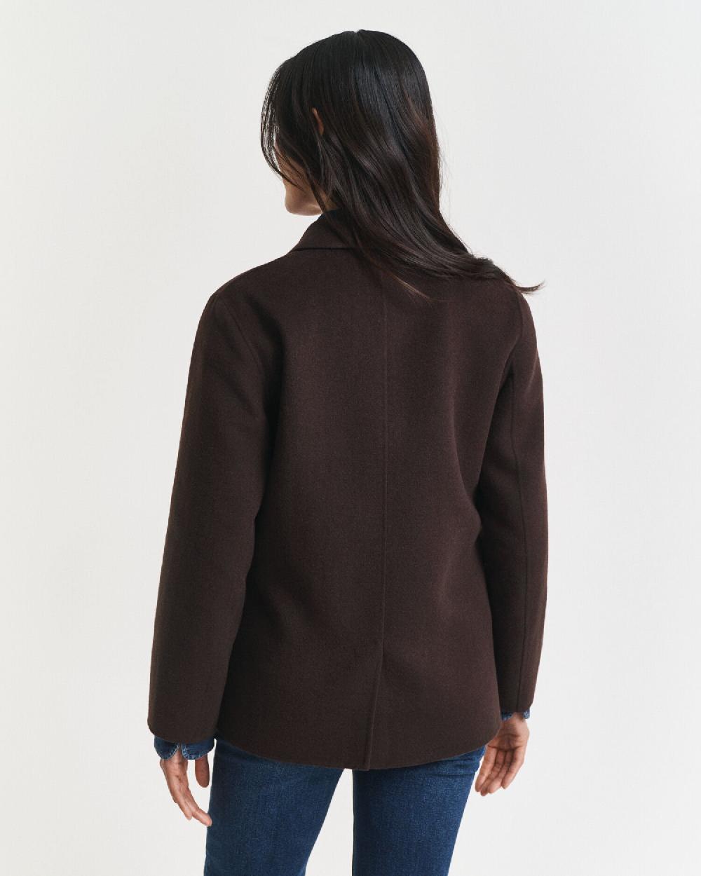 Gant Regular Fit Handstitched Club Blazer Deep Brown