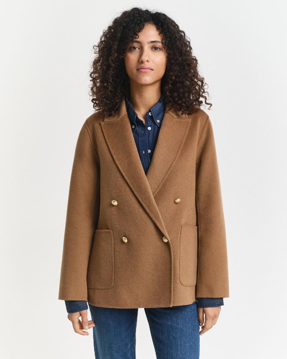 Gant Regular Fit Handstitched Club Blazer Roasted Walnut