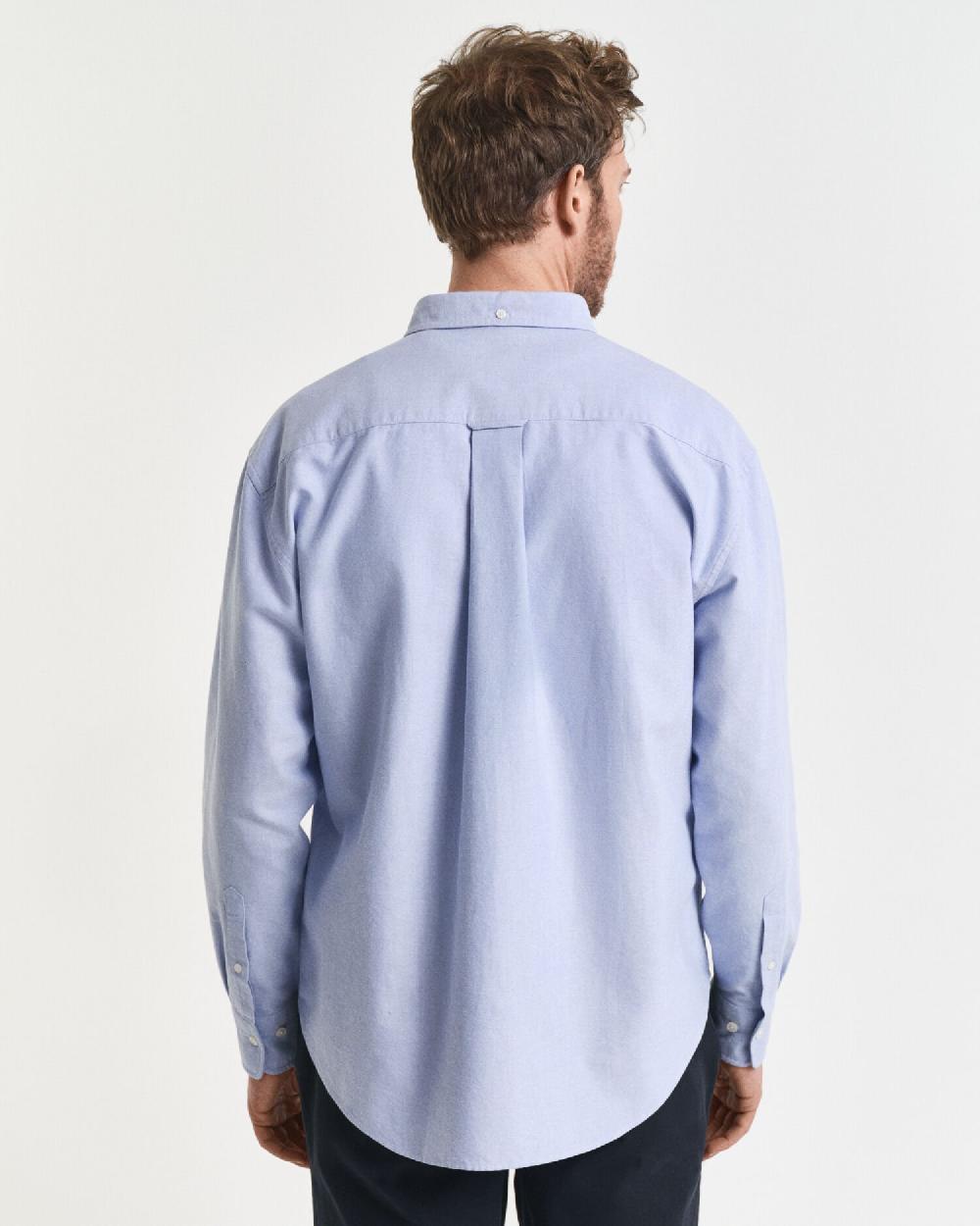 Gant Relaxed Fit Heritage Oxford Shirt Myosotis Blue