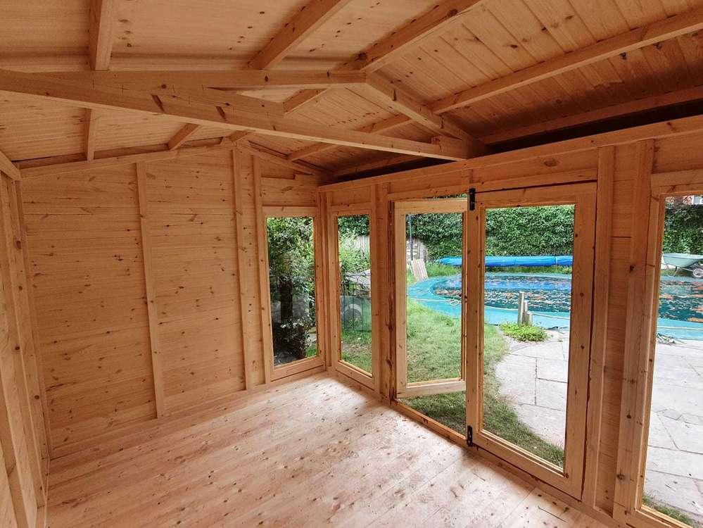 Garden Pleasure 10x8 Contemporary / Modern Summer House
