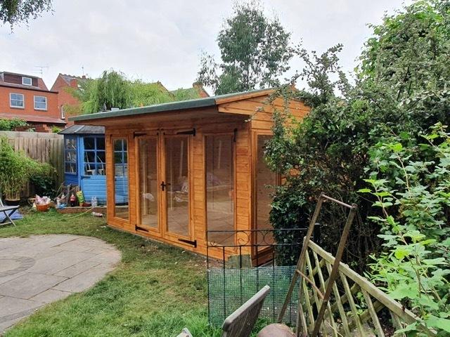 Garden Pleasure 12x8 Contemporary / Modern Summer House