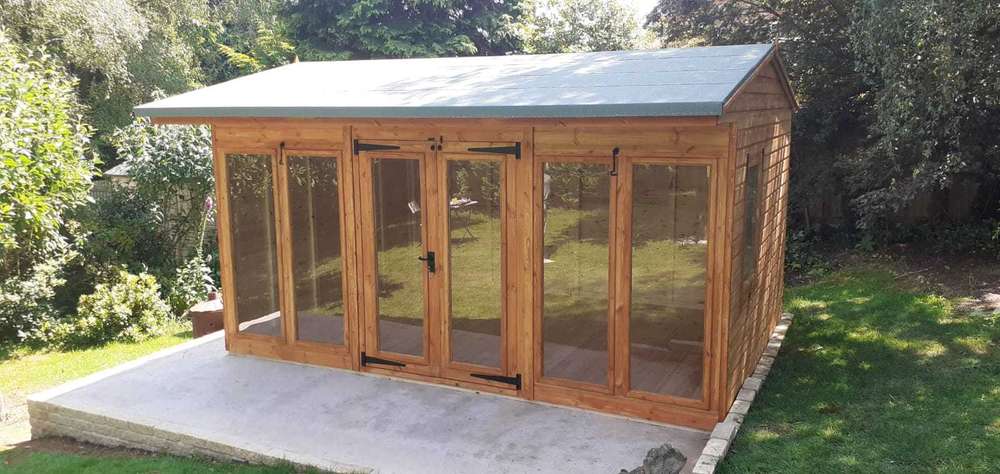 garden pleasure 14x10 Contemporary / Modern Summer House