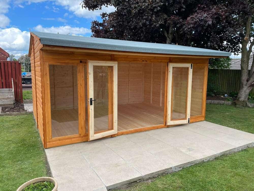 Garden Pleasure 16x12 Contemporary / Modern Summer House