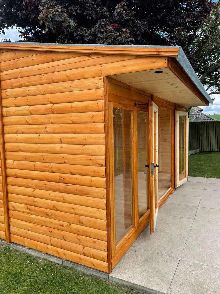 Garden Pleasure 16x8 Contemporary / Modern Summer House