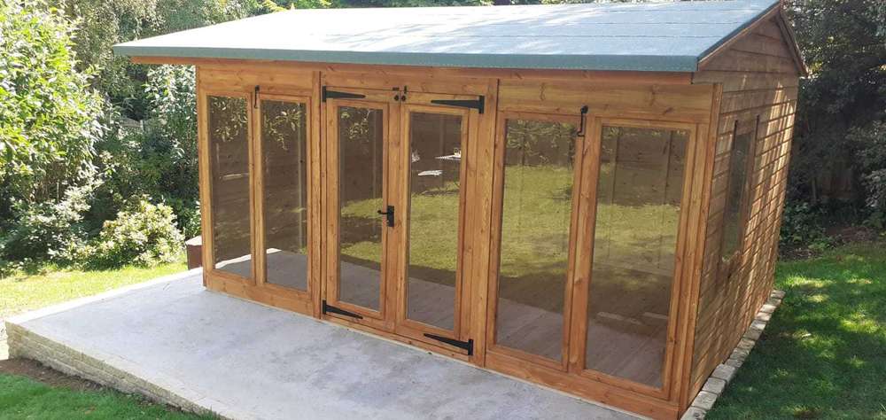 garden pleasure 20x10 Contemporary / Modern Summer House