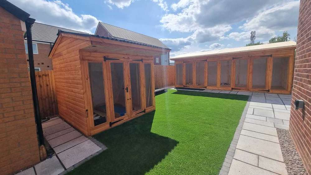 Garden Pleasure 8x8 Contemporary / Modern Summer House