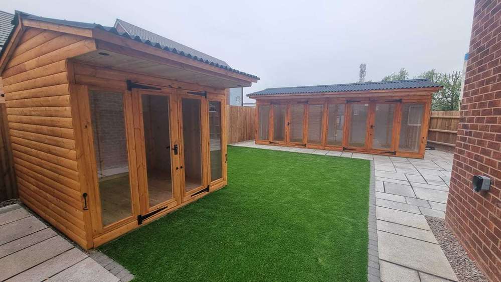 Garden Pleasure 8x8 Contemporary / Modern Summer House