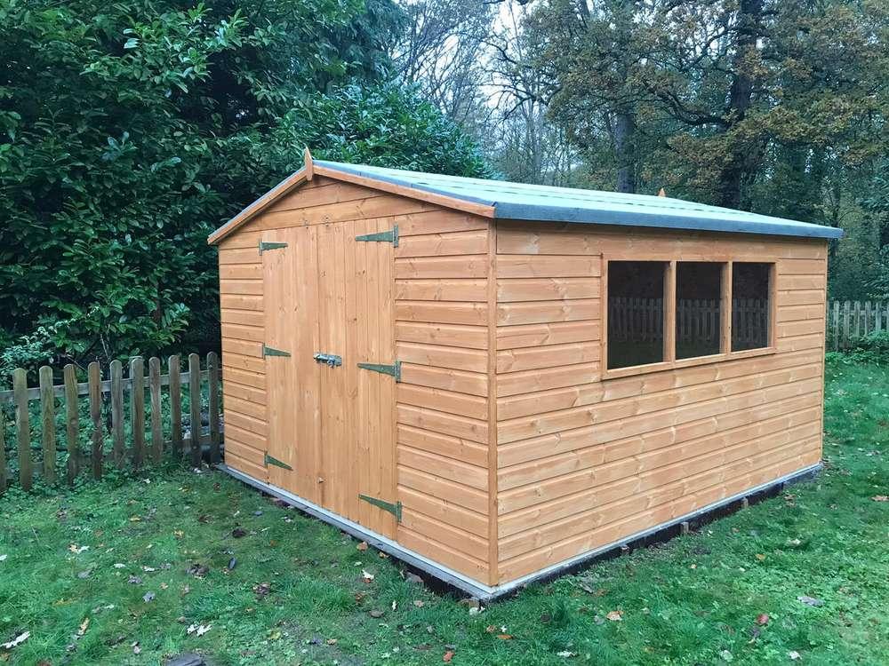 Garden Pleasure 10x10 Apex Garden Shed