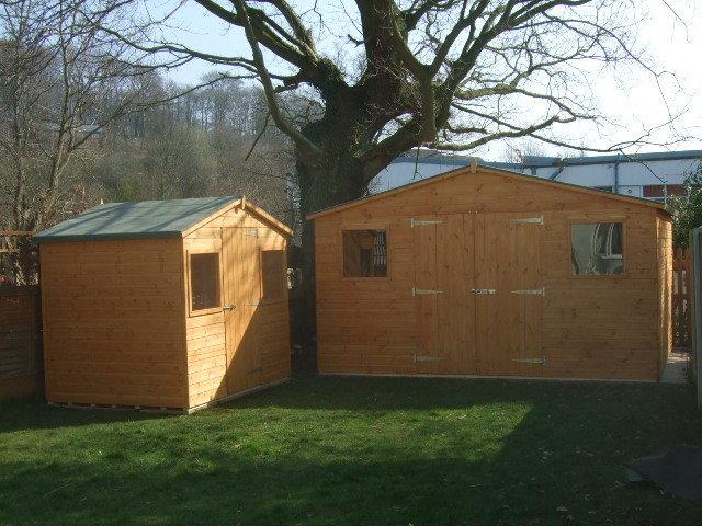 Garden Pleasure 10x14 Apex Garden Shed