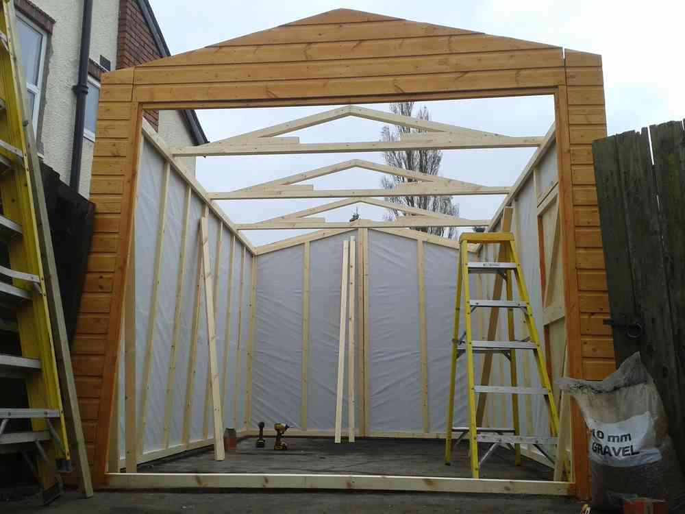 garden pleasure 10x20 Single Garage