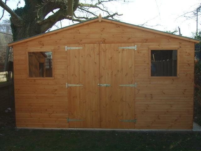 Garden Pleasure 12x14 Apex Garden Shed