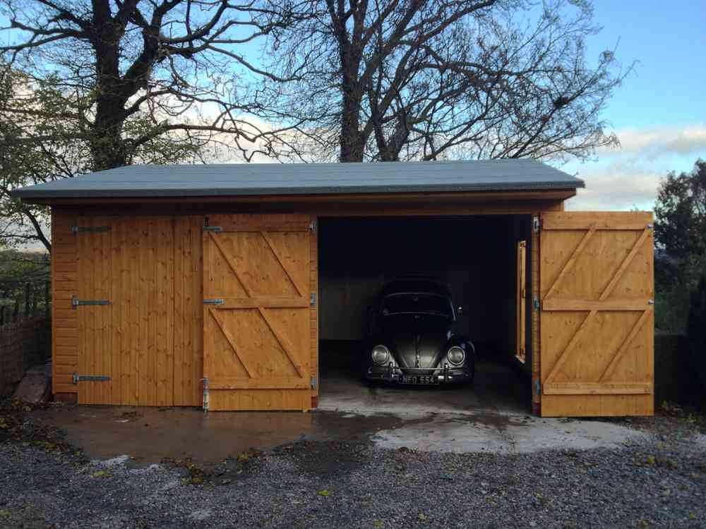 garden pleasure 20x18 Double Garage