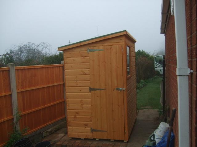 Garden Pleasure 4x4 Pent Garden Shed