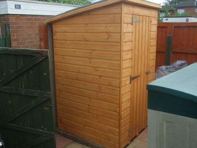 garden pleasure 4x4 Pent Garden Shed