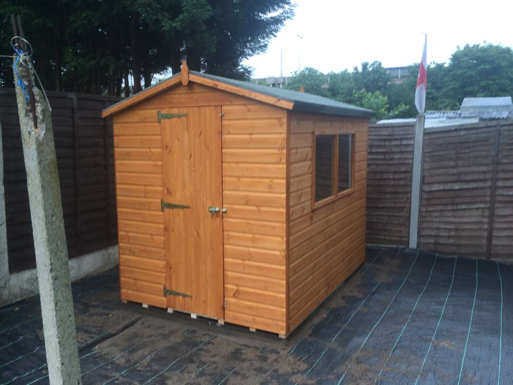 Garden Pleasure 6x8 Apex Garden Shed