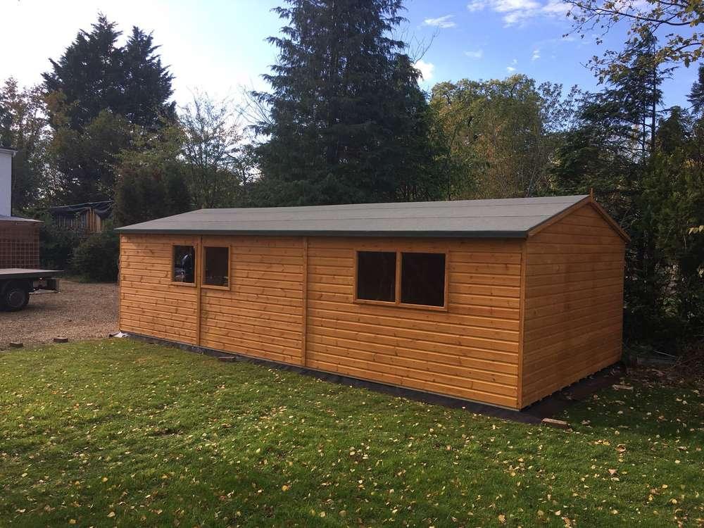 garden pleasure 8x20 Large Workshop