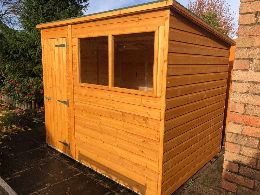 Garden Pleasure 8x6 Pent Garden Shed