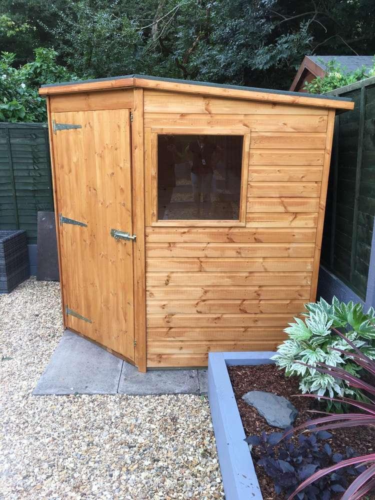 Garden Pleasure 8x8 Corner Shed