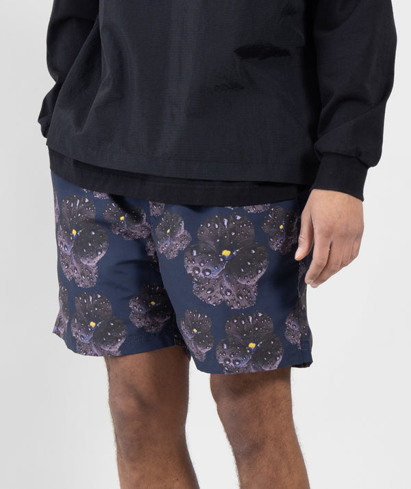 Garment Project All Day Shorts Navy Print