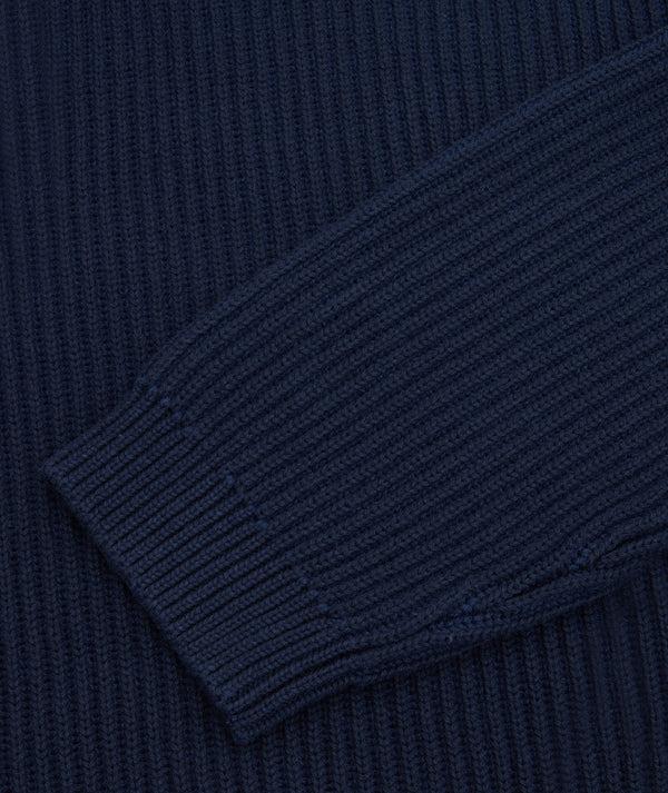 Garment Project Boxy Cotton Knit Navy