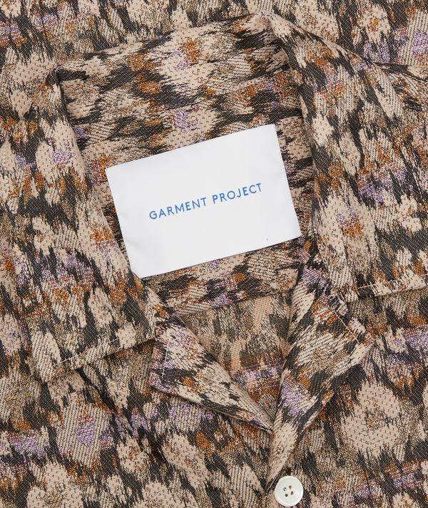 Garment Project Camp Collar Shirt Earth Flower