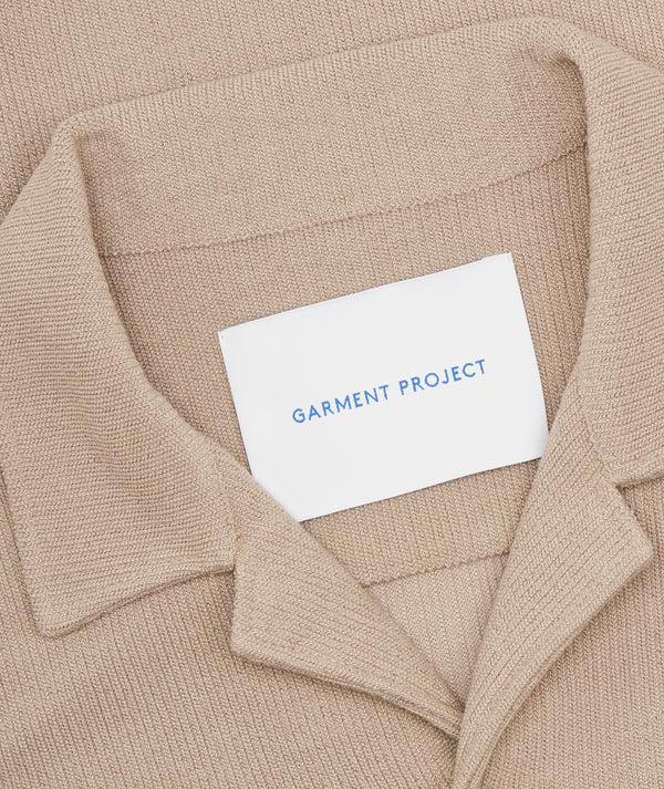 Garment Project Camp Collar Shirt Earth Knit