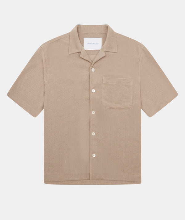 garment project Camp Collar Shirt Earth Knit