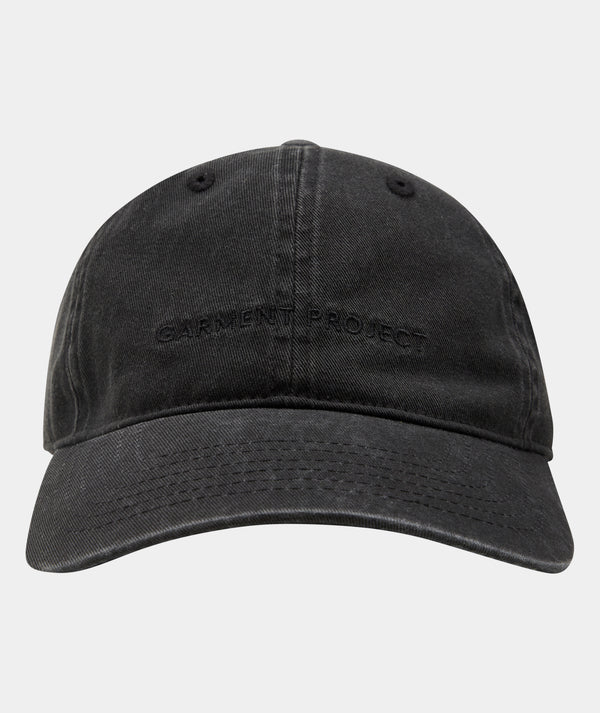 Garment Project Heavy Wash Cap Black