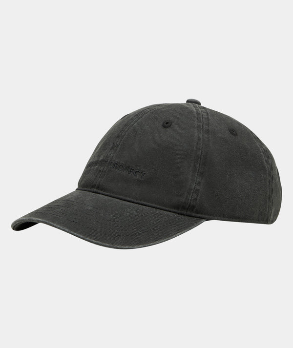 garment project Heavy Wash Cap Black