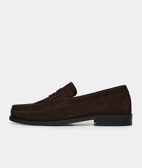 garment project Miles Penny Loafer Brown Suede