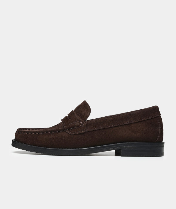 garment project Miles Penny Loafer Brown Suede