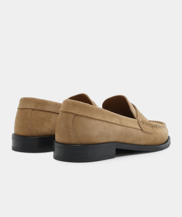Garment Project Miles Penny Loafer Earth Suede