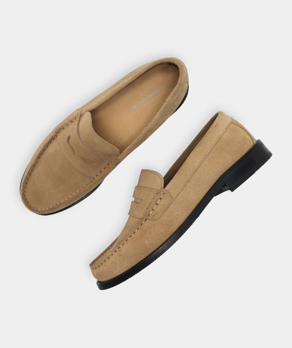 Garment Project Miles Penny Loafer Earth Suede