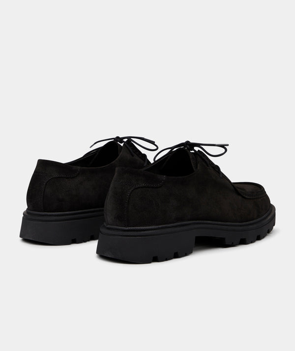 Garment Project Minnesota Low Black Suede