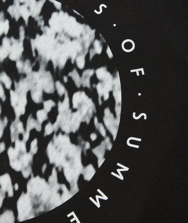 Garment Project Relaxed Fit Tee Black / Lazy Hazy