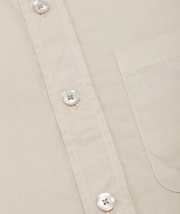 Garment Project Short Sleeved Shirt Bone White