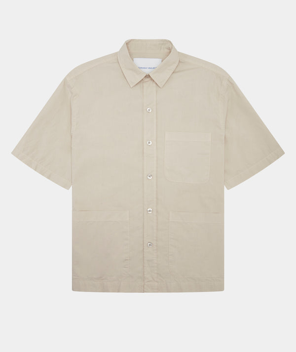 garment project Short Sleeved Shirt Bone White