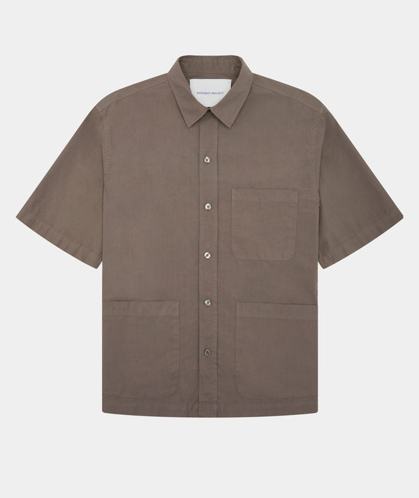 garment project Short Sleeved Shirt Light Charcoal