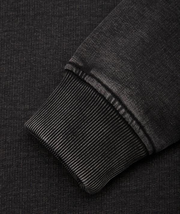 Garment Project GP Drop Shoulder Crew Neck Sweat Acid Black