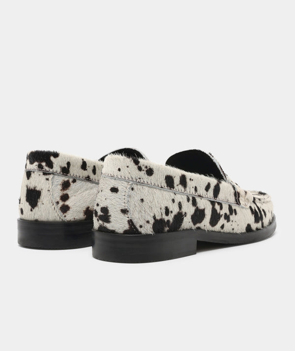Garment Project Miles Penny Loafer Hairy Cow Leather