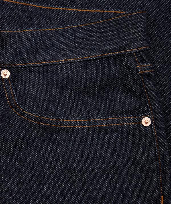 Garment Project Regular Five Pocket Jeans Indigo Rinsed